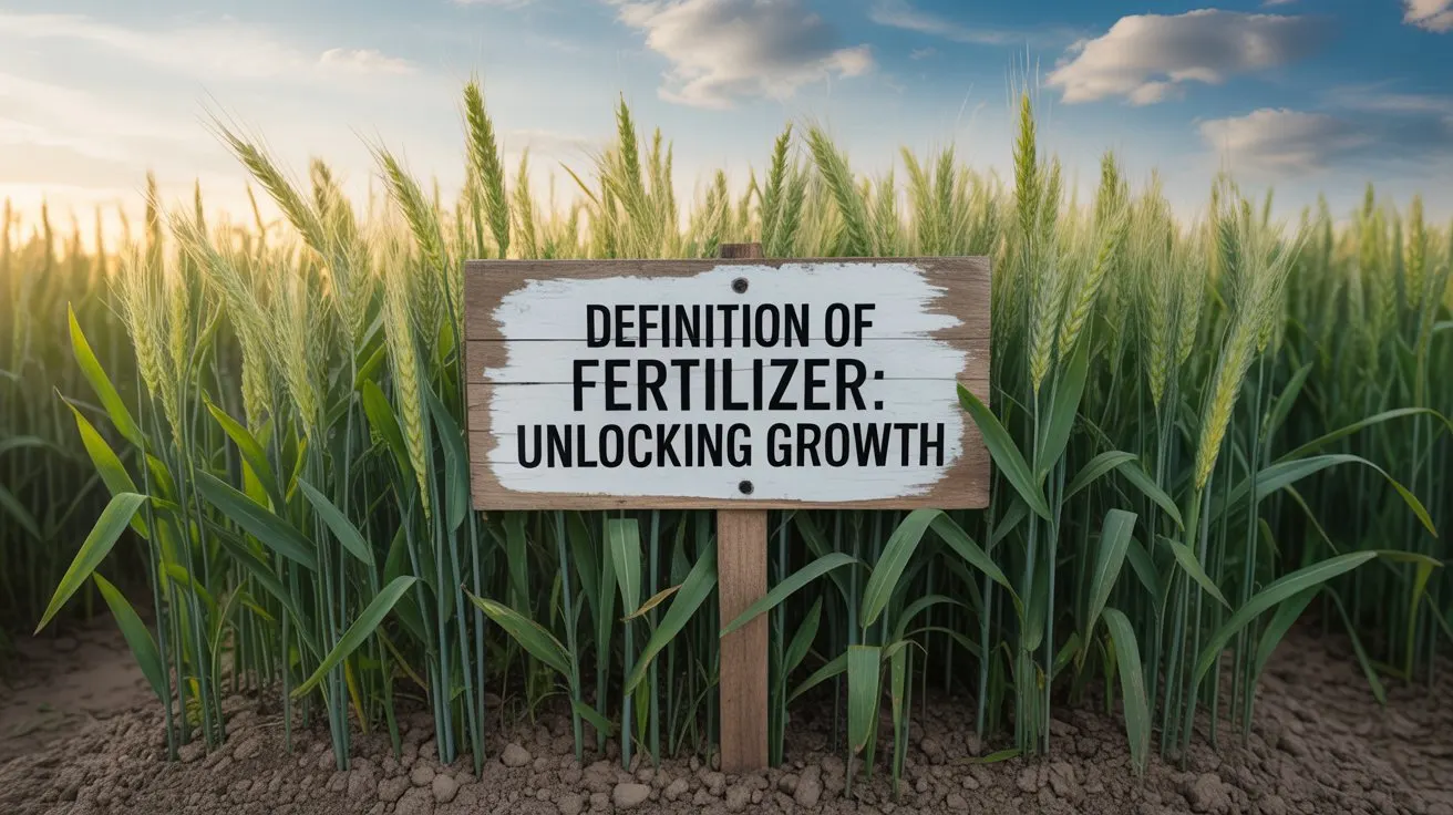 Definition of Fertilizer: Unlocking Growth an..