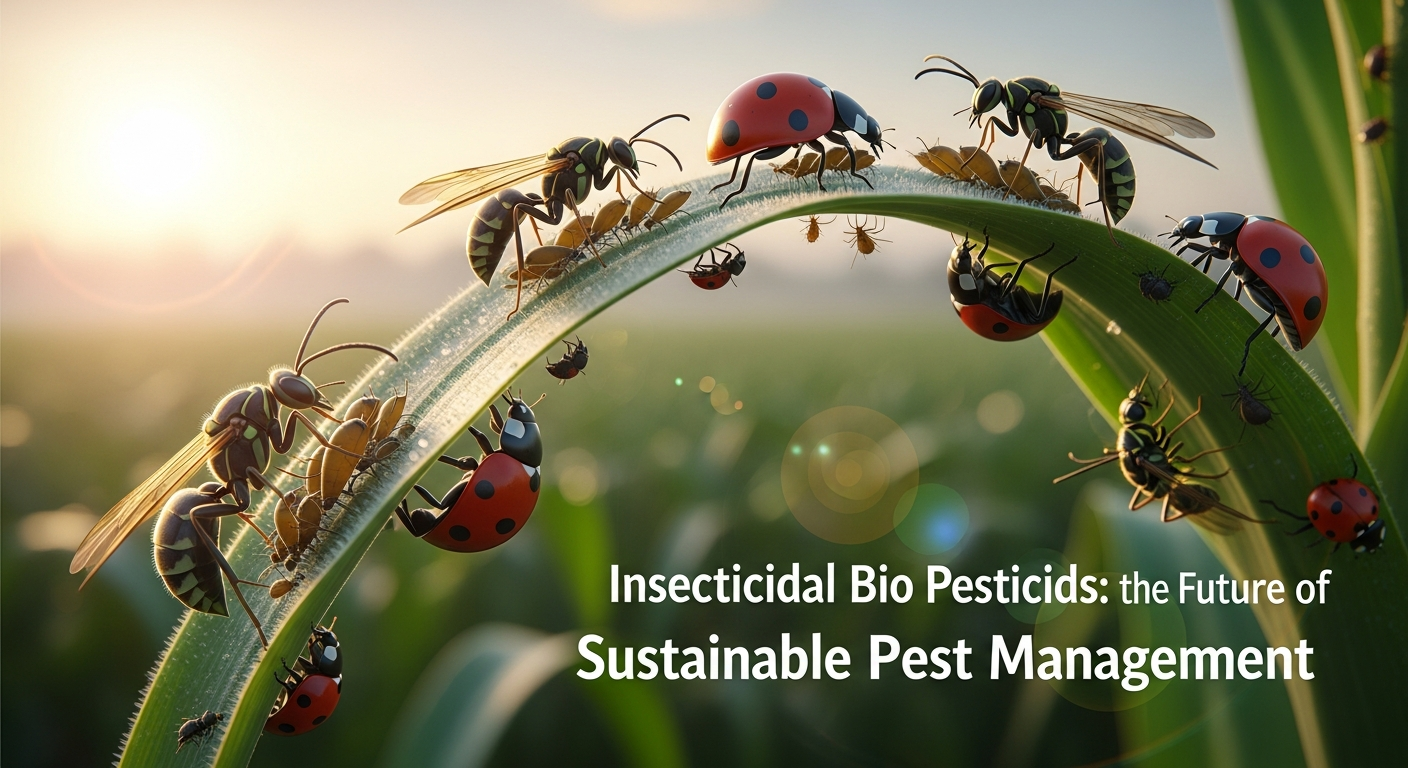biopesticides refers to organic pesticides that can be used on crops without negatively impacting the environment and beneficial organisms.