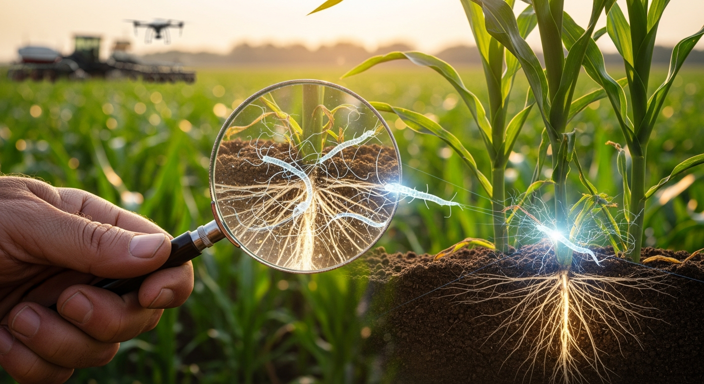 Biopesticides composed of nematodes are an organic pest control method utilized in contemporary agriculture to control damaging subterranean pests efficiently.