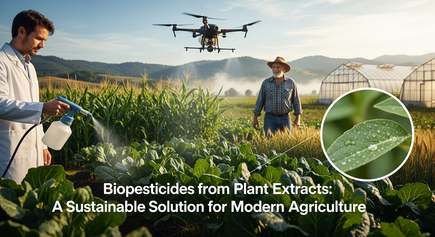 Plant based biopesticides contain components that naturally deter pests, minimize infestations, and promote increased health in the growth of crops without negatively impacting the environment.